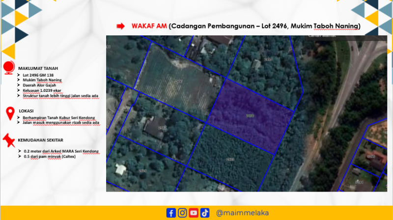 LOT 2496 MUKIM TABOH NANING  , ALOR GAJAH 78000